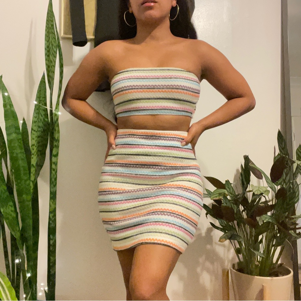 Super Cute Two Piece (bandeau and mini skirt)